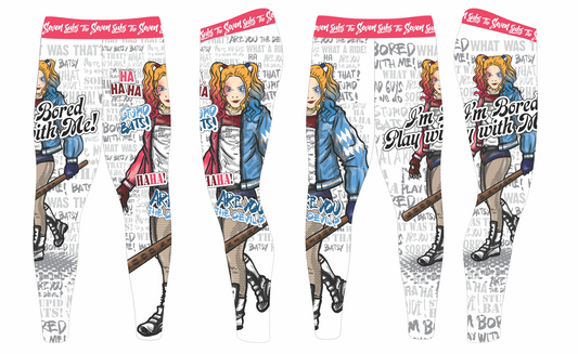 HQ: Im bored, play with me! Womens Spats/Leggings